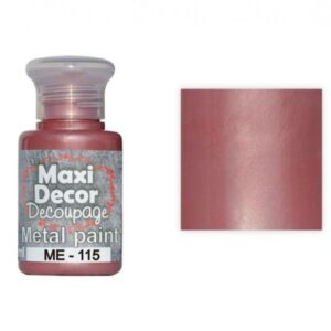 ΜΕΤΑΛΛΙΚΟ ΧΡΩΜΑ ΜΕ-115 60ML ΤΡΙΑΝΤΑΦΥΛΛΙ MAXI DECOR-0