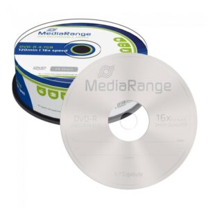 MEDIARANGE DVD-R 120 4.7GB CAKE BOX X25