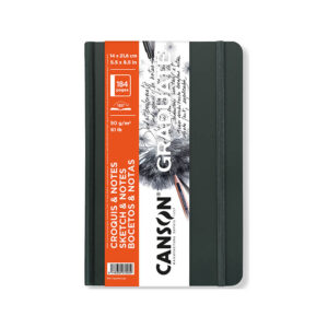 ΣΗΜΕΙΩΜΑΤΑΡΙΟ CANSON GRD SKETCH & NOTES HARD COVER 90gr 14x21 92φ DARK GREY
